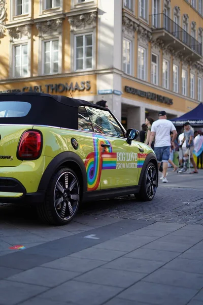 stock image Mini Cooper S at CSD Munich 24.06.2023