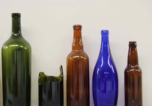 stock image bottles with different sizes