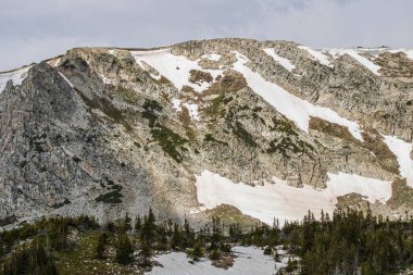 Kışın Rocky Dağları