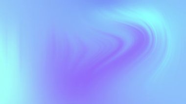 Mor ve mavi renkli sıvı dalgalarla güzel renk gradyan akışı. Kusursuz döngülü video 44k video.