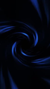 Dikey dikey dikey 4K 60fps döngüsü soyut warp hız animasyonunu parlak mavi renkte içeriyor. Sosyal medya, bilim kurgu tanıtımları, teknoloji tanıtımları, uygulamalar ve dinamik görseller için fevkalade fütüristik bir geçmiş..