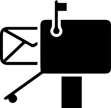 ileti ikonu vektör illüstrasyonu