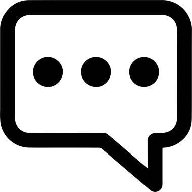 ileti sohbet ileti simgesi