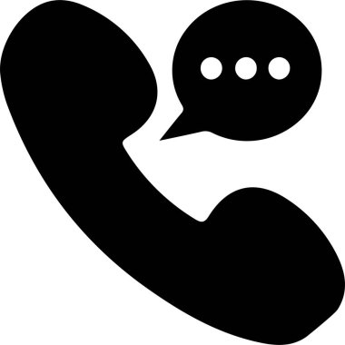 telefon simgesi, vektör illüstrasyonu