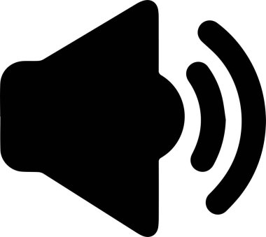 hoparlör hacmi simgesi