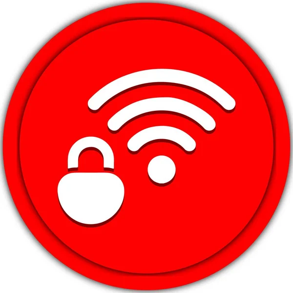 Segnale Wifi Illustrazione Vettoriale — Vettoriale Stock