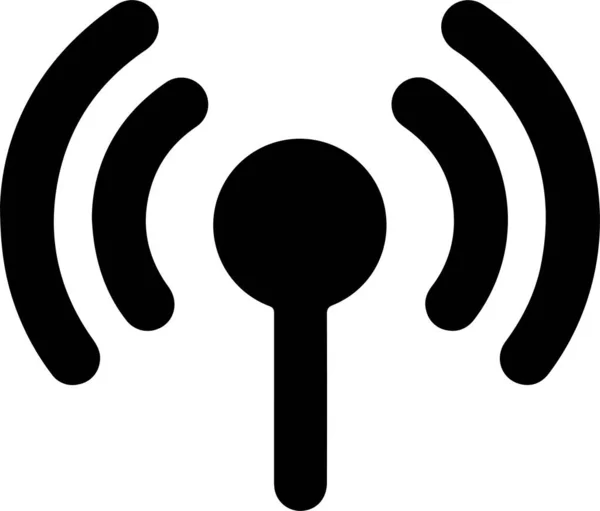 Icona Wifi Semplice Illustrazione Vettoriale — Vettoriale Stock