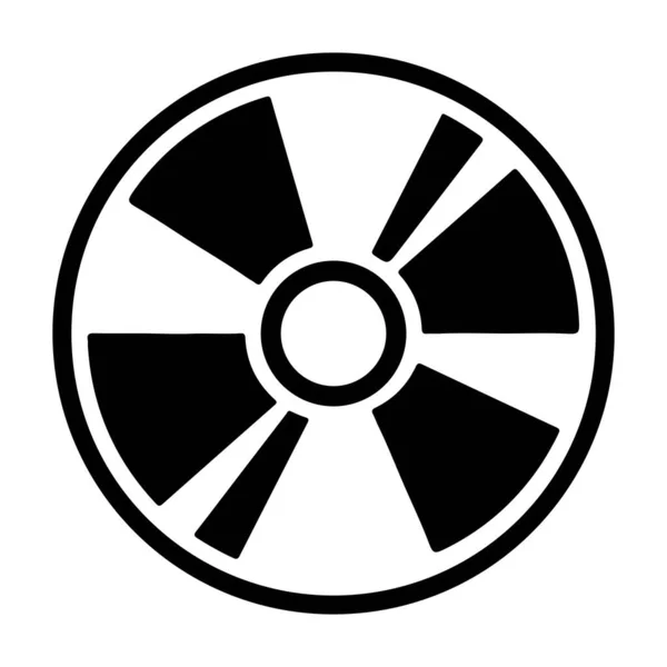 Вектор Иконки Вентилятора Белом Фоне Прозрачный Знак Вентилятора — стоковый вектор