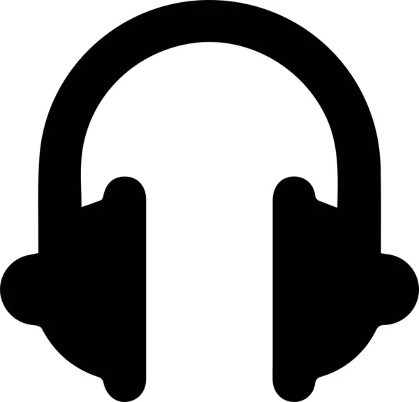 Kopfhörer Musik Ikone — Stockvektor