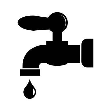 Su damlası Vektör Şekil Simgesi Tasarımı