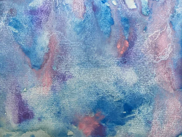 青黄色とピンク色の水彩画の背景 — ストック写真