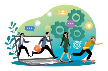 Online pazarlama stratejisi. Bir arkadaşlık sadakat programına başvurarak pazarlama yöntemi.