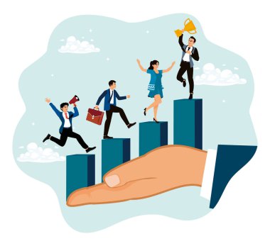 Takım çalışması, motivasyon, büyüme ve liderlik. İşletme ekipleri destek ve rehberlikle başarılı oldular.