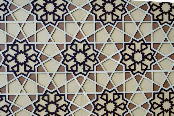 Ornamento Islámico Marrón Una Mezquita — Foto de Stock
