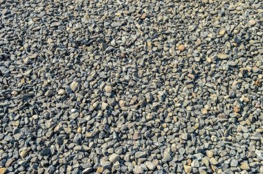 Demiryolu rayları çakıl dengesi dokusu