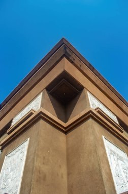 The Simpang Lima Gumul monument in Kediri, captured on a clear day. This iconic architectural landmark is a popular tourist attraction and a symbol of the city, Indonesia, 27 July 2024. clipart