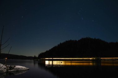 Norveç 'te Gece Treni Kış