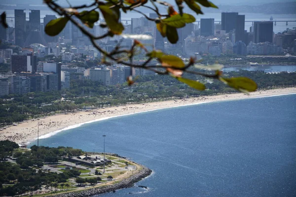 Uitzicht Stad Rio Janeiro Vanaf Morro Urca — Stockfoto