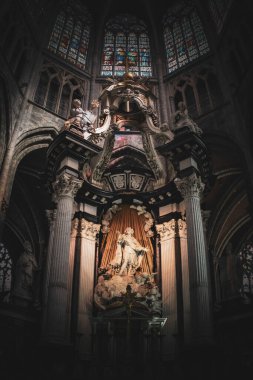 St. Bavo Katedrali 'nin Süslemeleri - Gent, Belçika