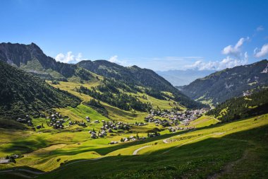 Yaz mevsimi Malbun Köyü, Lihtenştayn