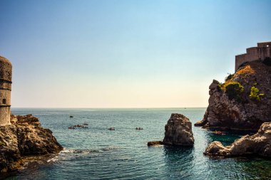 Dubrovnik 'teki Adriyatik Denizi, Lovrijenac ve Bokar Kaleleri - Hırvatistan