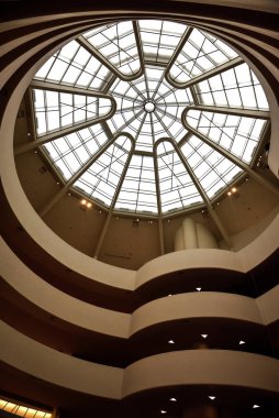 Guggenheim Müzesi Ana Galeri ve Çatı Işığı - Manhattan, New York