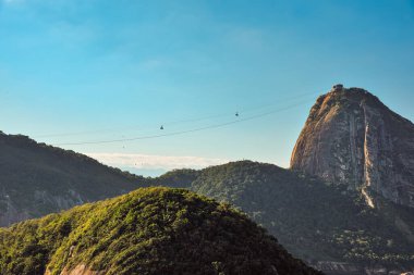 View of the Sugarloaf Mountain from Forte Duque de Caxias in Leme - Rio de Janeiro, Brazil clipart