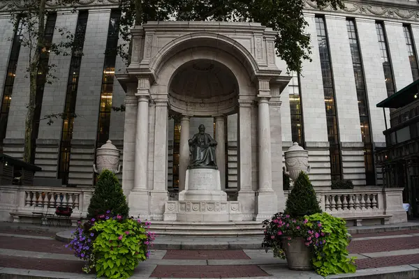 The William Cullen Bryant Memorial in Bryant Park Terrace - Manhattan, New York