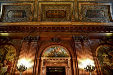 Edna Barnes Salomon New York Halk Kütüphanesi Girişi - Manhattan, New York