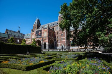 Güzel Rijksmuseum ve Bahçeleri - Amsterdam, Hollanda
