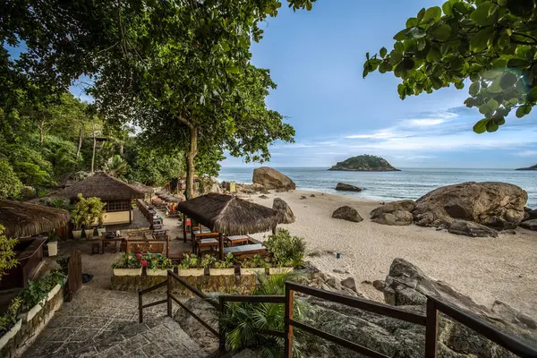 stock image Peaceful Retreat at Abrico Beach - Grumari, Rio de Janeiro