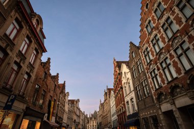 Bruges, Belçika 'da Geleneksel Belçika Mimarisi