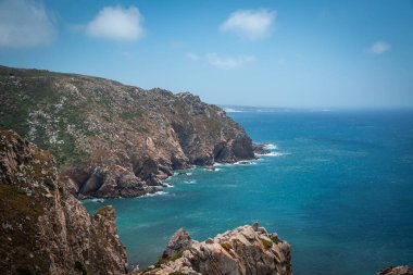 Cabo da Roca 'da Blue Waters ve Rocky Cliffs - Portekiz