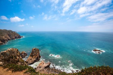 Cabo da Roca Kayalıklarından Atlantik Manzaraları - Portekiz