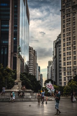 Brezilya 'nın Rio de Janeiro kentindeki Praa Maua kentsel sahnesi