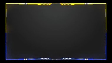 Twitch Akıcı Yüzey Çerçevesi, Sarı Işık ve Mavi Ay