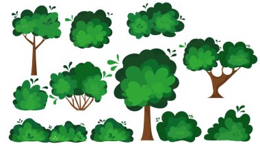 Bush Sanat, Simgeler ve Yeşil Element Alanı Ağaçları