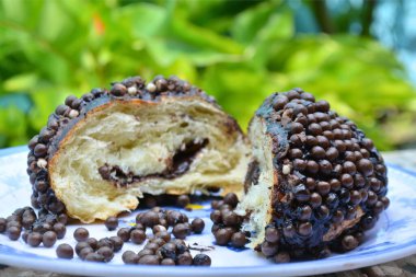 Haşhaş tohumlu çörek.