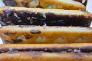 chocolate cake with nuts and chocolate