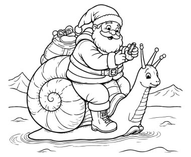 Ormandaki şirin Noel Baba