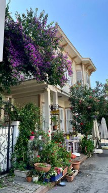 Cappadoccia şehrinin güzel manzarası 