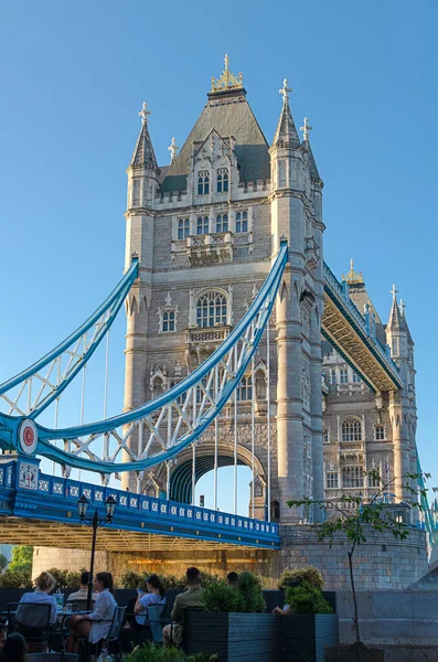 Tower Bridge Thames Suspension Bridge Victorian Style Iconic Landmark London — Stock Photo, Image