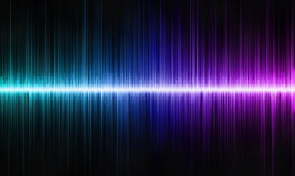Звуковая Вибрация Света Абстрактный Фон Звуковые Волны Красном Синем Лучами — стоковое фото