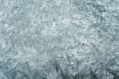 Cam buzla kaplı, kış doğal arka plan fotokopi alanı ile