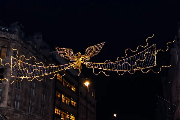 Christmas lights in London\'s West End