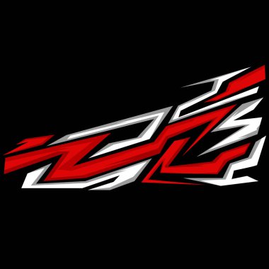 Araba ambalaj etiketi vektörü. modern araba etiketleri