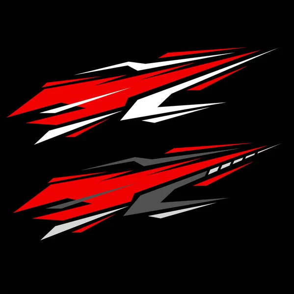 Araba ambalaj etiketi vektörü. modern araba etiketleri