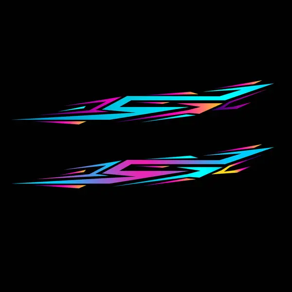 Yarış arabası giysisi şablon tasarım vektörü