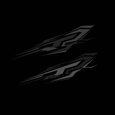 Araba ambalaj etiketi şablon tasarım vektörü. araba modifikasyon etiketi.