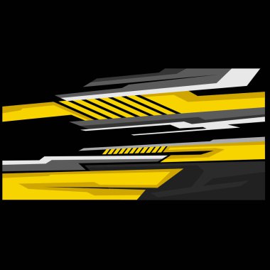 Yarış arabası ambalaj malzemesi tasarım vektörü